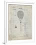 PP183- Antique Grid Parchment Tennis Racket 1892 Patent Poster-Cole Borders-Framed Giclee Print