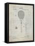 PP183- Antique Grid Parchment Tennis Racket 1892 Patent Poster-Cole Borders-Framed Stretched Canvas