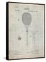 PP183- Antique Grid Parchment Tennis Racket 1892 Patent Poster-Cole Borders-Framed Stretched Canvas