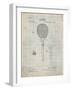 PP183- Antique Grid Parchment Tennis Racket 1892 Patent Poster-Cole Borders-Framed Giclee Print