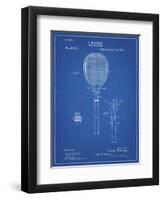 PP183- Blueprint Tennis Racket 1892 Patent Poster-Cole Borders-Framed Giclee Print