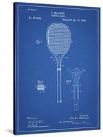 PP183- Blueprint Tennis Racket 1892 Patent Poster-Cole Borders-Stretched Canvas