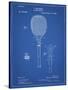 PP183- Blueprint Tennis Racket 1892 Patent Poster-Cole Borders-Stretched Canvas