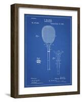 PP183- Blueprint Tennis Racket 1892 Patent Poster-Cole Borders-Framed Giclee Print