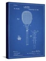 PP183- Blueprint Tennis Racket 1892 Patent Poster-Cole Borders-Stretched Canvas