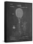 PP183- Chalkboard Tennis Racket 1892 Patent Poster-Cole Borders-Framed Stretched Canvas