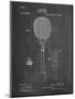 PP183- Chalkboard Tennis Racket 1892 Patent Poster-Cole Borders-Mounted Giclee Print