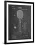 PP183- Chalkboard Tennis Racket 1892 Patent Poster-Cole Borders-Framed Giclee Print