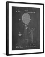 PP183- Chalkboard Tennis Racket 1892 Patent Poster-Cole Borders-Framed Giclee Print