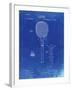 PP183- Faded Blueprint Tennis Racket 1892 Patent Poster-Cole Borders-Framed Giclee Print