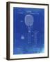 PP183- Faded Blueprint Tennis Racket 1892 Patent Poster-Cole Borders-Framed Giclee Print