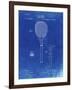 PP183- Faded Blueprint Tennis Racket 1892 Patent Poster-Cole Borders-Framed Giclee Print