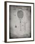 PP183- Faded Grey Tennis Racket 1892 Patent Poster-Cole Borders-Framed Giclee Print