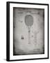 PP183- Faded Grey Tennis Racket 1892 Patent Poster-Cole Borders-Framed Giclee Print