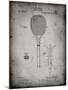 PP183- Faded Grey Tennis Racket 1892 Patent Poster-Cole Borders-Mounted Giclee Print