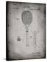 PP183- Faded Grey Tennis Racket 1892 Patent Poster-Cole Borders-Stretched Canvas