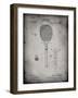 PP183- Faded Grey Tennis Racket 1892 Patent Poster-Cole Borders-Framed Giclee Print