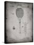 PP183- Faded Grey Tennis Racket 1892 Patent Poster-Cole Borders-Stretched Canvas