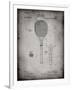 PP183- Faded Grey Tennis Racket 1892 Patent Poster-Cole Borders-Framed Giclee Print