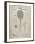 PP183- Sandstone Tennis Racket 1892 Patent Poster-Cole Borders-Framed Giclee Print