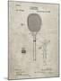 PP183- Sandstone Tennis Racket 1892 Patent Poster-Cole Borders-Mounted Giclee Print