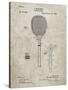 PP183- Sandstone Tennis Racket 1892 Patent Poster-Cole Borders-Stretched Canvas