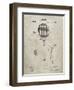 PP183- Sandstone Tennis Racket 1892 Patent Poster-Cole Borders-Framed Giclee Print