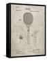 PP183- Sandstone Tennis Racket 1892 Patent Poster-Cole Borders-Framed Stretched Canvas