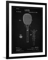 PP183- Vintage Black Tennis Racket 1892 Patent Poster-Cole Borders-Framed Giclee Print