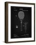 PP183- Vintage Black Tennis Racket 1892 Patent Poster-Cole Borders-Framed Giclee Print