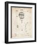 PP183- Vintage Parchment Tennis Racket 1892 Patent Poster-Cole Borders-Framed Giclee Print