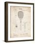 PP183- Vintage Parchment Tennis Racket 1892 Patent Poster-Cole Borders-Framed Giclee Print