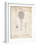 PP183- Vintage Parchment Tennis Racket 1892 Patent Poster-Cole Borders-Framed Giclee Print