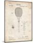 PP183- Vintage Parchment Tennis Racket 1892 Patent Poster-Cole Borders-Mounted Giclee Print