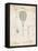 PP183- Vintage Parchment Tennis Racket 1892 Patent Poster-Cole Borders-Framed Stretched Canvas