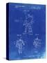 PP184- Faded Blueprint Megatron Transformer Patent Poster-Cole Borders-Stretched Canvas