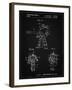 PP184- Vintage Black Megatron Transformer Patent Poster-Cole Borders-Framed Giclee Print