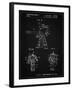 PP184- Vintage Black Megatron Transformer Patent Poster-Cole Borders-Framed Giclee Print