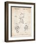 PP184- Vintage Parchment Megatron Transformer Patent Poster-Cole Borders-Framed Giclee Print