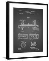 PP185- Black Grid Beer Tap Patent Poster-Cole Borders-Framed Giclee Print