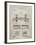 PP185- Sandstone Beer Tap Patent Poster-Cole Borders-Framed Giclee Print