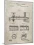 PP185- Sandstone Beer Tap Patent Poster-Cole Borders-Mounted Giclee Print