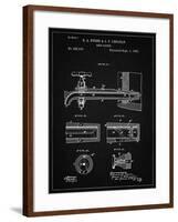 PP185- Vintage Black Beer Tap Patent Poster-Cole Borders-Framed Giclee Print