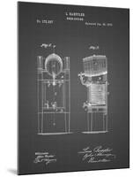 PP186- Black Grid Beer Keg Cooler 1876 Patent Poster-Cole Borders-Mounted Giclee Print