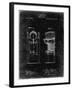 PP186- Black Grunge Beer Keg Cooler 1876 Patent Poster-Cole Borders-Framed Giclee Print