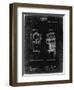 PP186- Black Grunge Beer Keg Cooler 1876 Patent Poster-Cole Borders-Framed Giclee Print