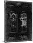 PP186- Black Grunge Beer Keg Cooler 1876 Patent Poster-Cole Borders-Mounted Giclee Print