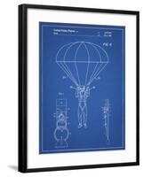 PP187- Blueprint Parachute 1982 Patent Poster-Cole Borders-Framed Giclee Print
