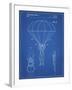 PP187- Blueprint Parachute 1982 Patent Poster-Cole Borders-Framed Giclee Print