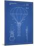 PP187- Blueprint Parachute 1982 Patent Poster-Cole Borders-Mounted Giclee Print